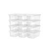 Juego de 12 cajas de zapatos apilables, hasta talla 41