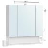 Armario de baño con espejo 3 puertas blanco nube