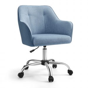 Silla de estudio silla giratoria altura ajustable azul