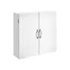 Mueble de Pared para Baño 30 x 60 x 60 cm Blanco Nube