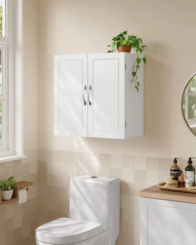 Mueble de Pared para Baño 30 x 60 x 60 cm Blanco Nube - Imagen 2