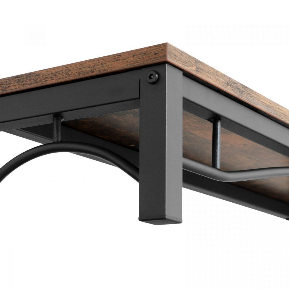 Perchero con banco y zapatero integrado, 80x32x178.5 cm - Imagen 5