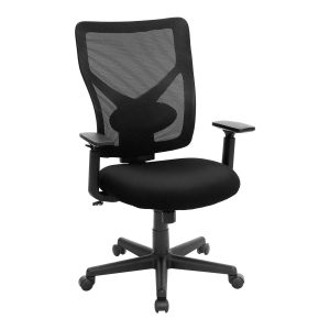 Silla de oficina ergonómica giratoria de malla con inclinación