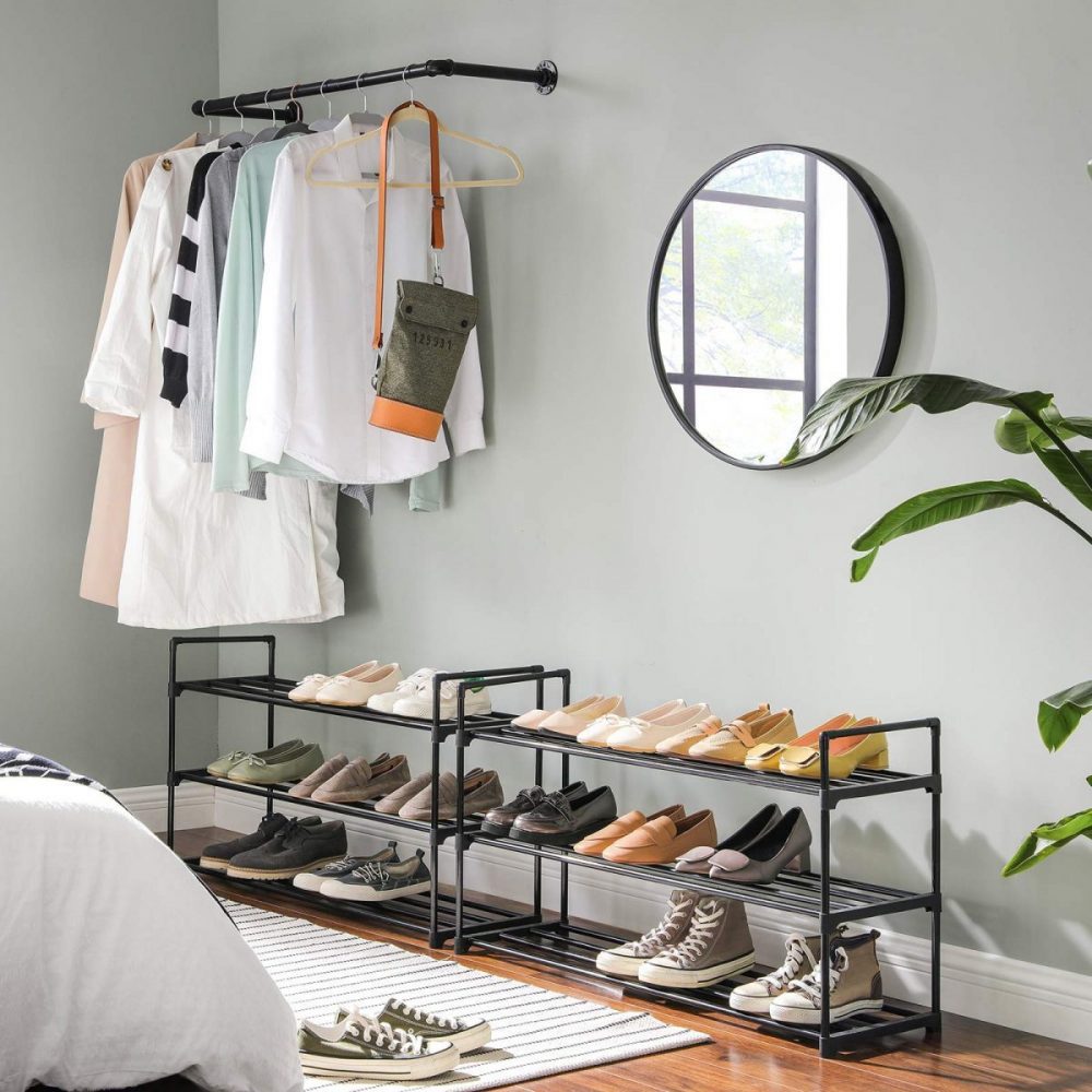 Zapatero vertical apilable, 2 unidades, 3 niveles, para 30 pares - Imagen 4