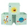 Set de 3 cajas temáticas de animales, verde