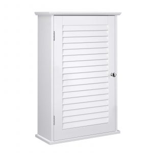 Armario colgante de baño con puerta de persiana