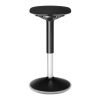 Taburete inclinable giratorio de 360°, negro