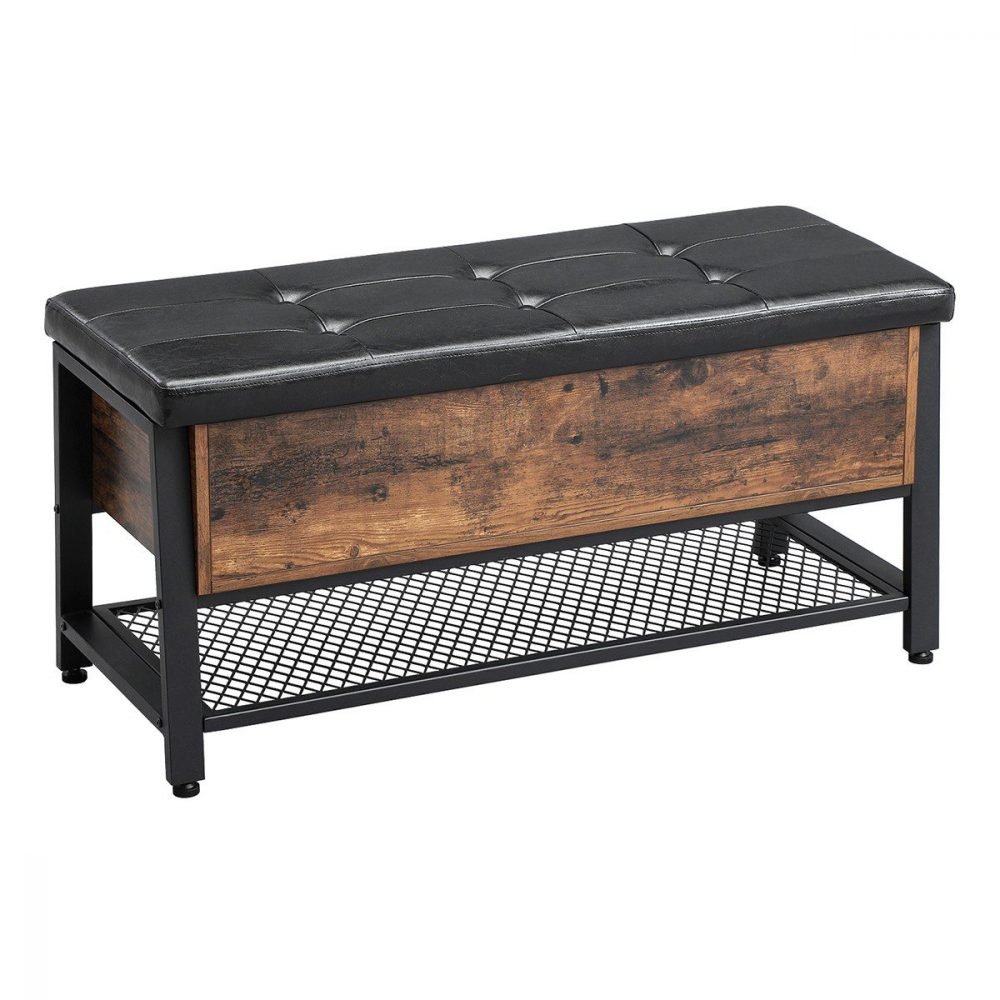 Banqueta para cama y zapatos con asiento acolchado