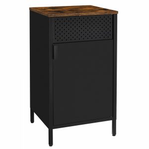 Aparador industrial acero, puerta magnética, estante ajustable