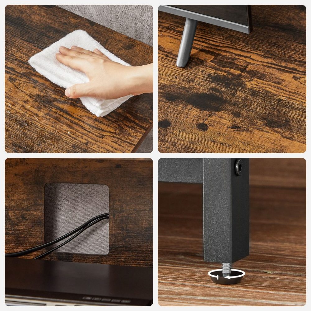 Mueble de tv rústico para pantallas hasta 60 pulgadas - Imagen 8