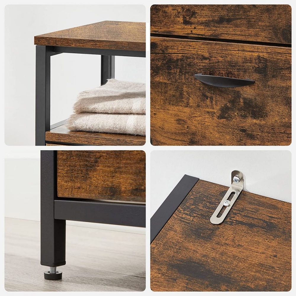 Zapatero espacioso con 4 compartimentos y estante abierto - Imagen 8