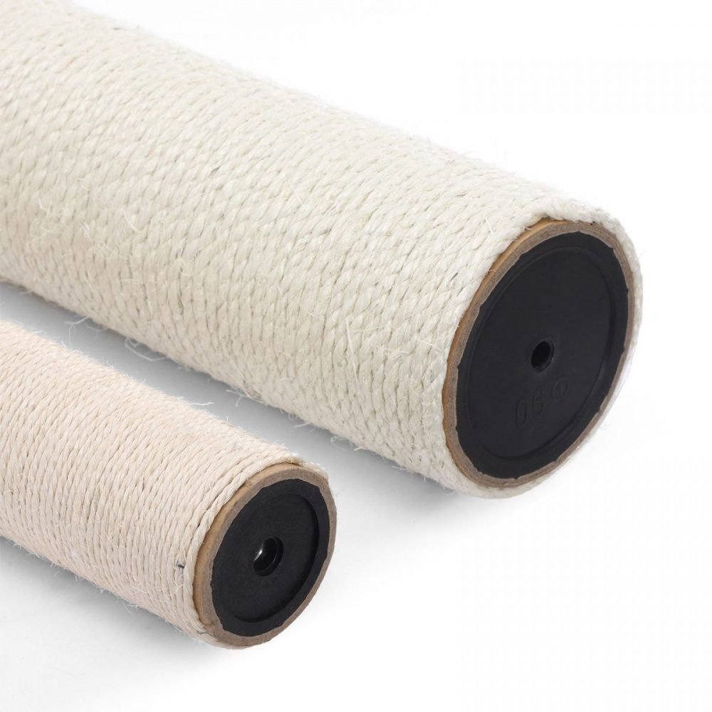 Rascador para gatos con plataforma y tumbona, beige - Imagen 7