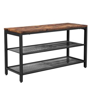 Banco zapatero industrial con asiento acolchado