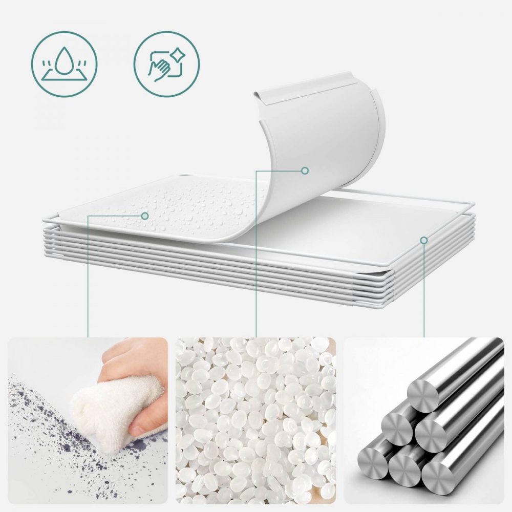 Armario modular infantil con 16 cubos y puertas, blanco - Imagen 6