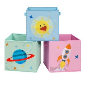 Set de 3 cajas temáticas de animales, colorido