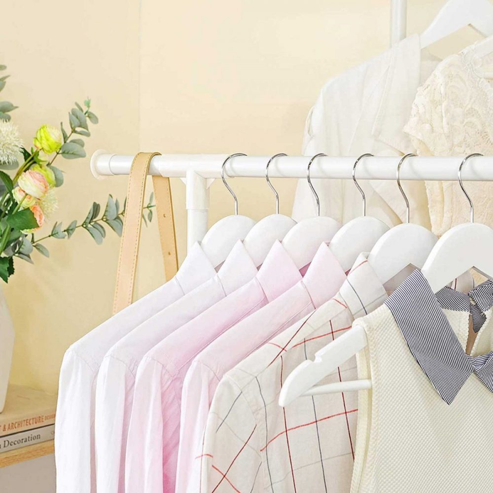 Perchero para ropa con 2 barras y 2 baldas, capacidad de 70 kg - Imagen 6