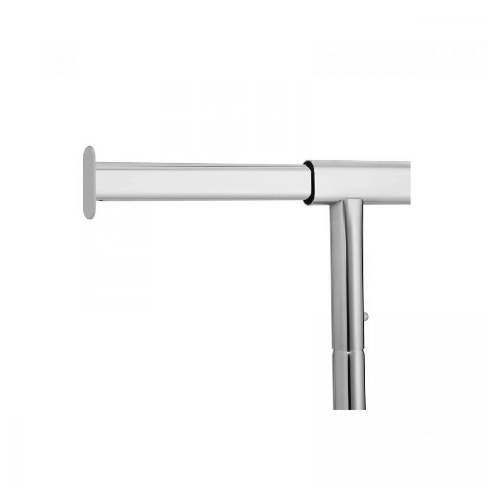 Perchero cromado con ruedas ajustables, soporta 130 kg - Imagen 7