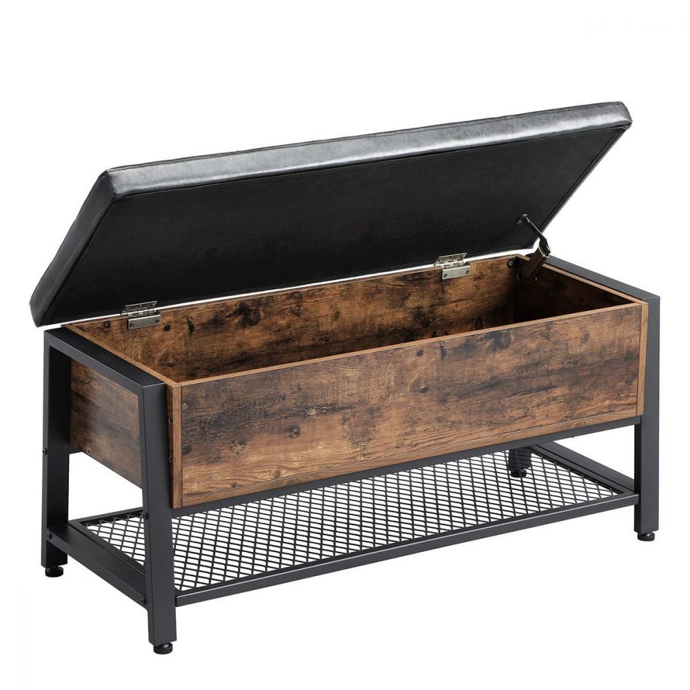 Banqueta para cama y zapatos con asiento acolchado - Imagen 3