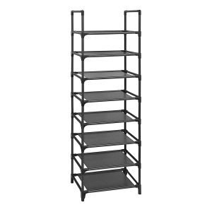 Zapatero de 8 niveles, capacidad 16-20 pares, estructura metálica