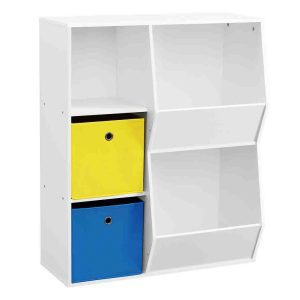 Estantería infantil para juguetes y libros con cajas y estantes