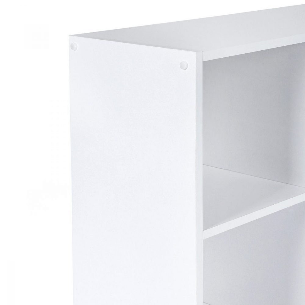 Librería con 6 compartimentos, 65.5x30.5x97.5 cm, blanco - Imagen 3