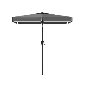 Sombrilla rectangular 200x150 cm protección solar upf 50+