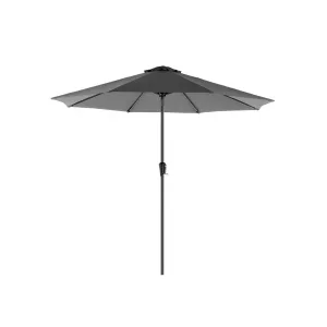 Parasol de jardín Ø 3 m Gris