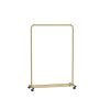 Perchero burro con ruedas, 91 cm, dorado