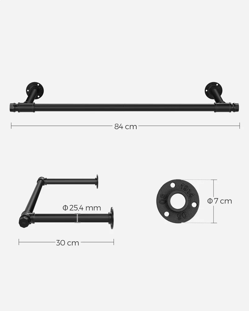 Perchero de Pared Estilo Industrial - Imagen 6