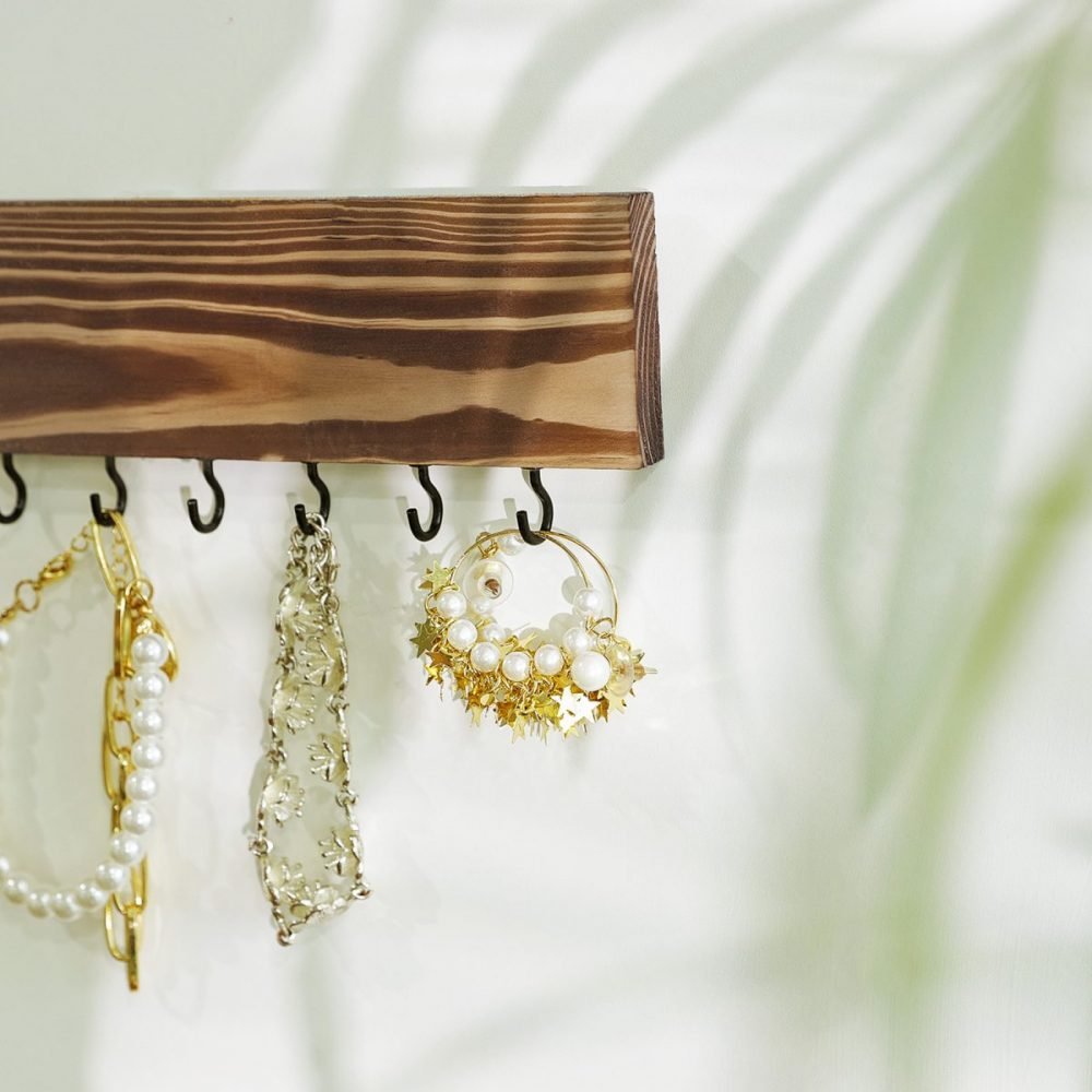 Juego de 3 estanterías de joyas de pared - Imagen 4
