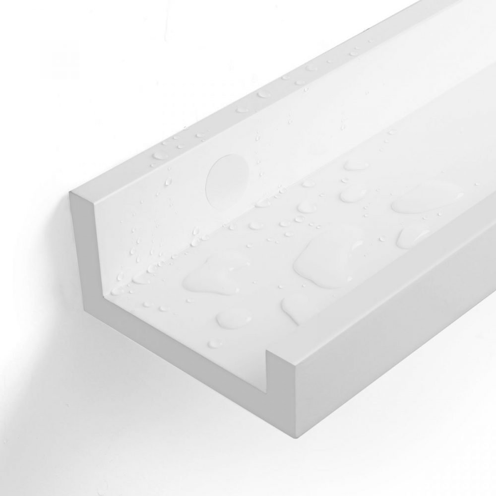 Juego de 2 estantes flotantes, 60x10 cm, blanco - Imagen 6