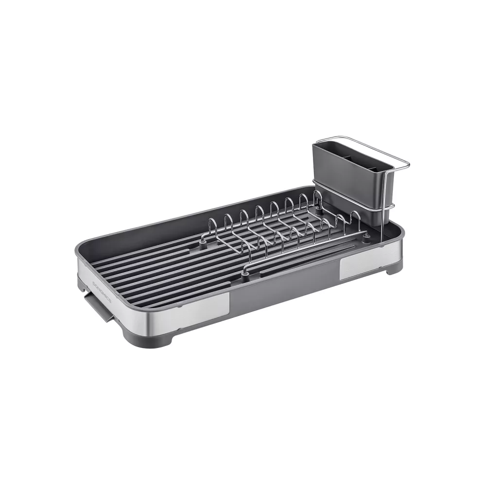 Escurreplatos Acero Inoxidable Plata y Gris