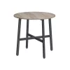Mesa de Comedor 80 x 75 cm Greige Mélange y Negro Tinta