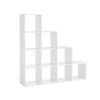 Estantería almacenamiento modular cubos blanco