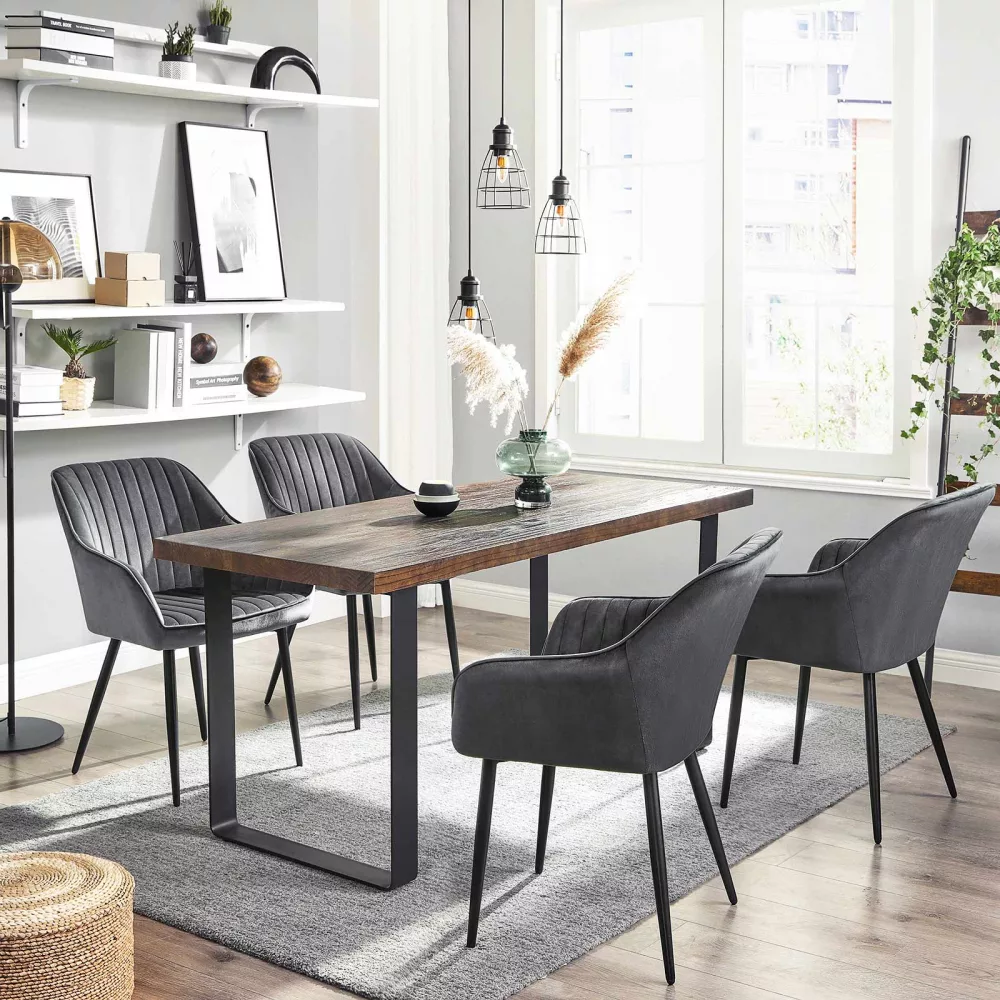 Silla de Comedor Gris - Imagen 2