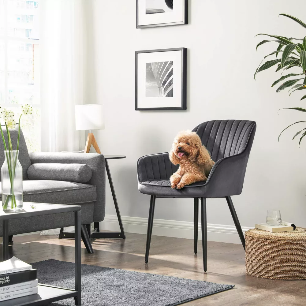 Silla de Comedor Gris - Imagen 3