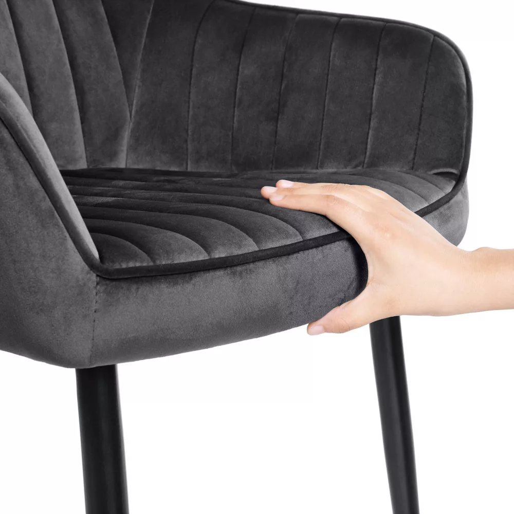 Silla de Comedor Gris - Imagen 6