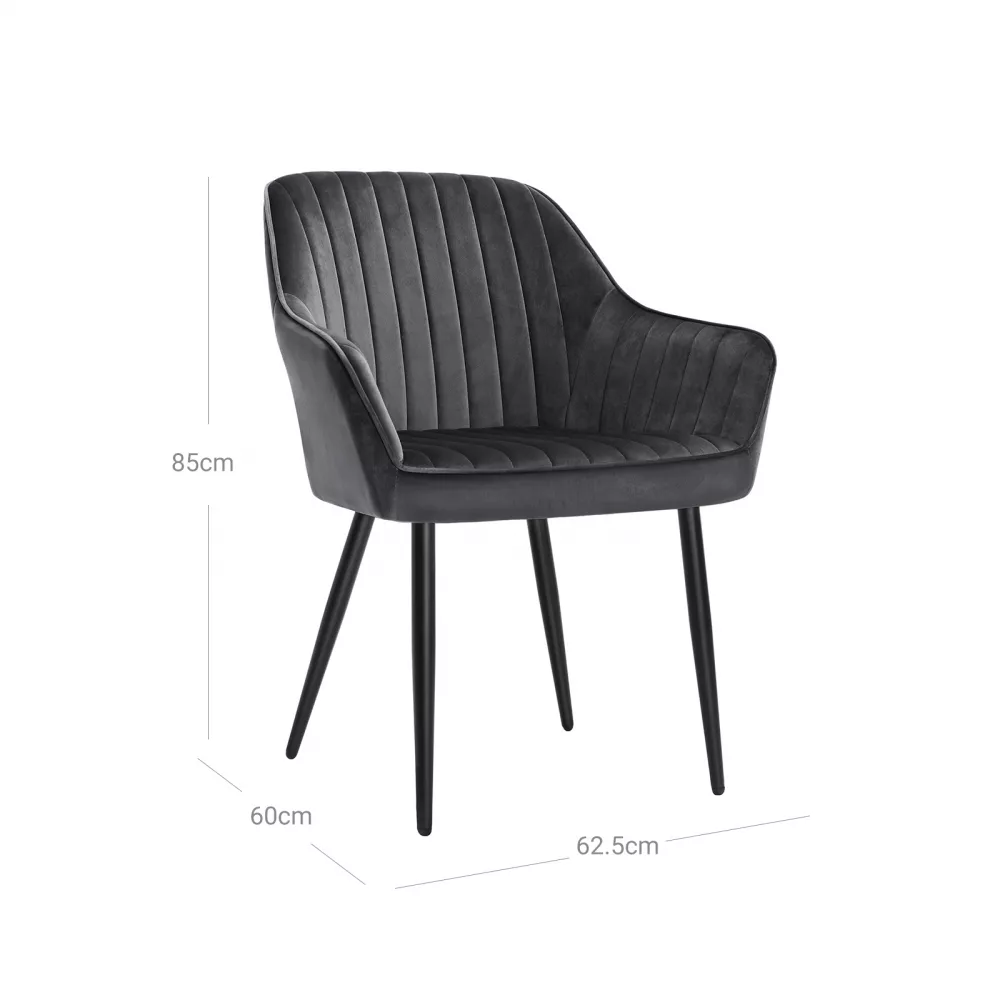 Silla de Comedor Gris - Imagen 7