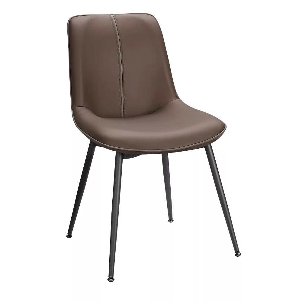 Silla de Comedor Respaldo Curvo Marrón Castaña