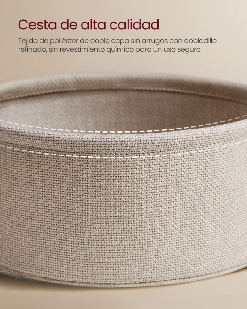 Mesa auxiliar tomas corriente blanco mate y camello - Imagen 5