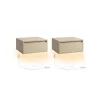 Juego de 2 Mesitas de Noche Colgante 35 x 40 x 18 cm Beige Natural