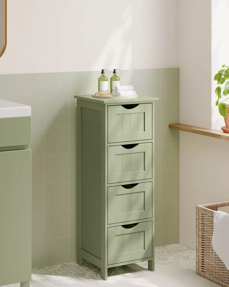Armario de Baño 30 x 30 x 82 cm Verde Laurel - Imagen 2