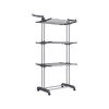 Tendedero Plegable de 4 Niveles Gris