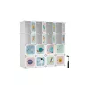 Estantería Modular 123x41x123 cm Blanco