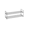 Zapatero de 2 Niveles 30 x 92 x 34 cm Gris