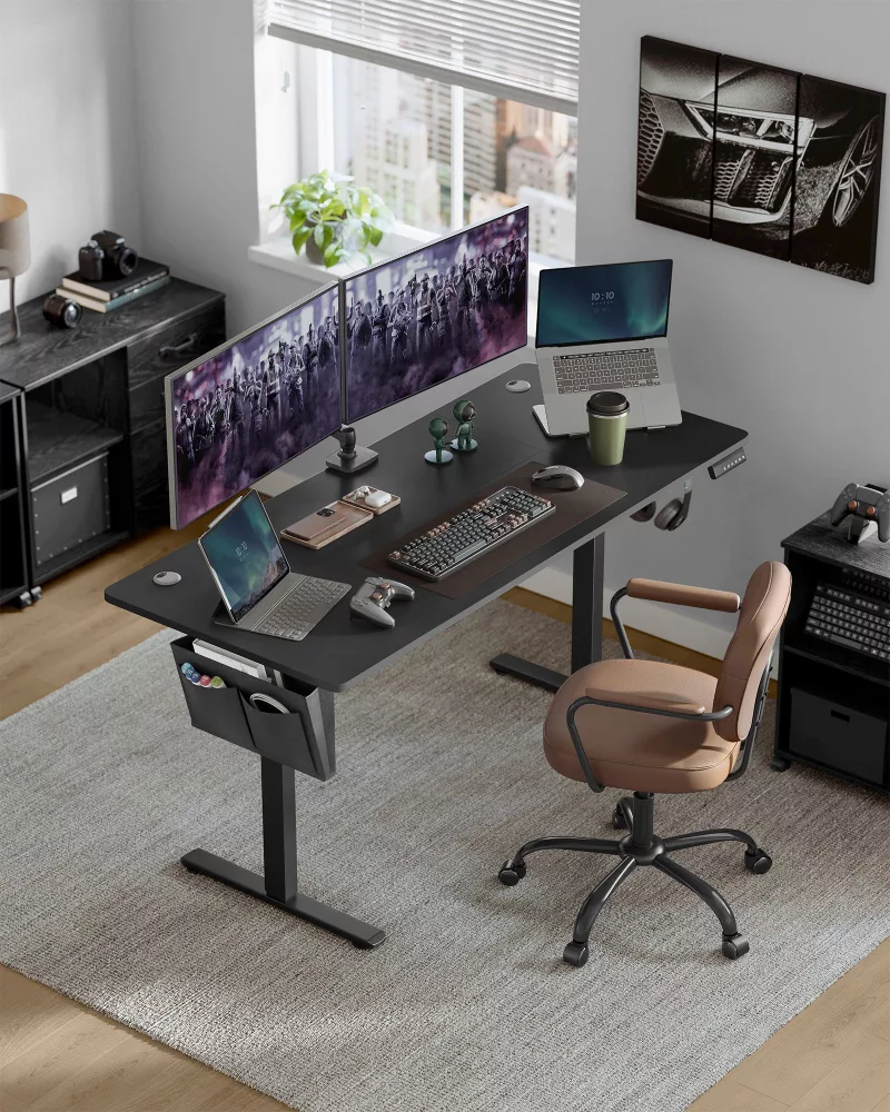 Escritorio eléctrico regulable en altura 70 x 160 x (72-120) cm - Imagen 2