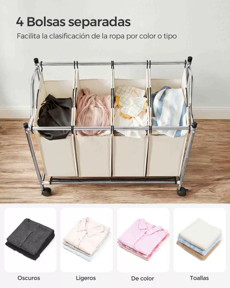 Cesto para la Colada Bolsas Extraíbles - Imagen 3