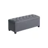 Banco Almacenaje 40x110x41 cm Gris Pizarra