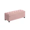 Banco Almacenaje 40x110x40 cm Rosa Jalea