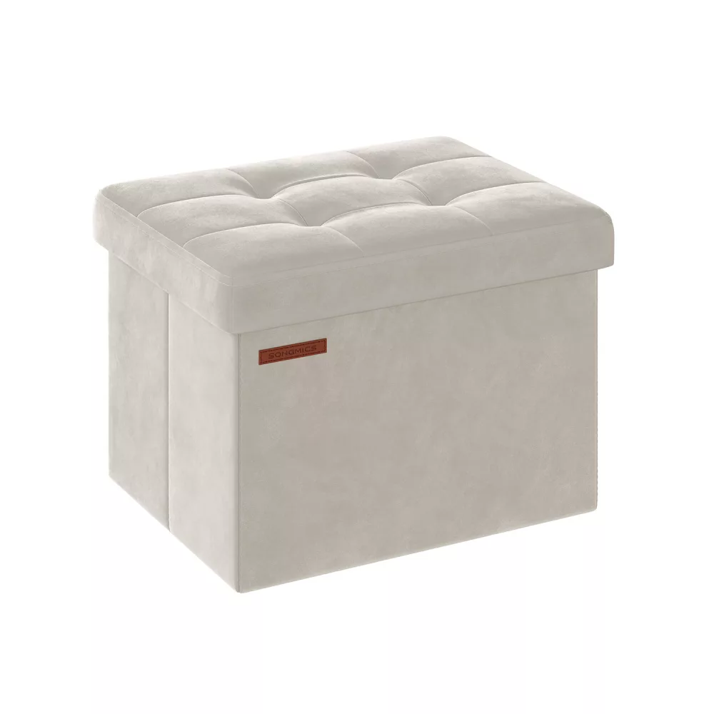 Banco Almacenaje 31 x 41 x 31 cm Blanco Crema